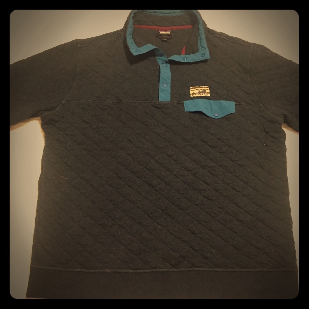 Patagonia organic cotton quilt snap-t pullover XL